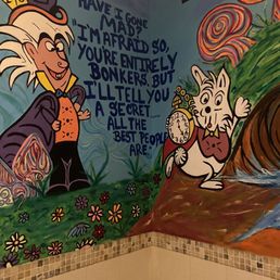Awesome bathroom art