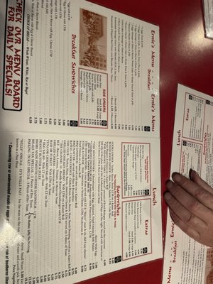 Menu photo 2 Ernie's Roanoke, VA