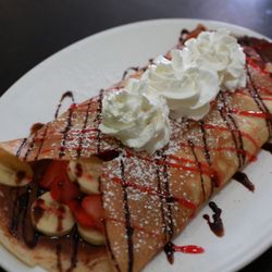 Choco strawberry banana Crepe