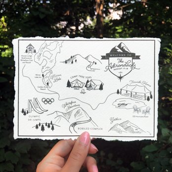 Bonomo Paper - Custom map for wedding welcome bags. - Graphic Design Near Me Bonomo Paper - Custom map for wedding welcome bags. - Graphic Design Near Me