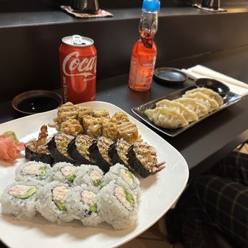Sushi Town - california Roll. firecracker Roll. Shrimp Tempura Roll. - Sushi Bars Near Me - Plano, Texas Sushi Town - california Roll. firecracker Roll. Shrimp Tempura Roll. - Sushi Bars Near Me - Plano, Texas