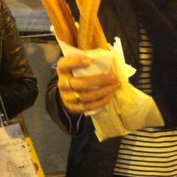 Liverpool Night Markets - 6 churros and sauce for $15
