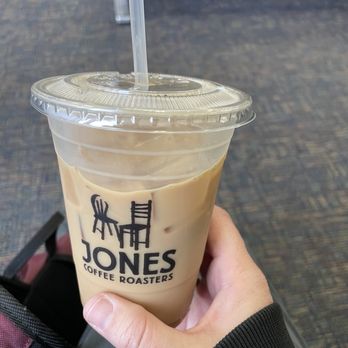Jones Coffee Roasters - Carmel latte - Coffee Roasteries Near Me - Burbank, California Jones Coffee Roasters - Carmel latte - Coffee Roasteries Near Me - Burbank, California