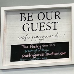 The Pastry Garden - 10/14/26 - WiFi Password -