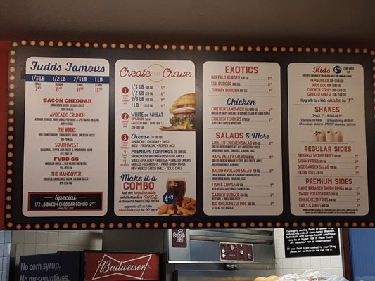 Menu photo 3 Fuddruckers Albuquerque, NM