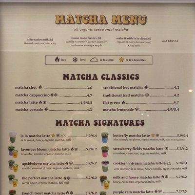 Menu photo 8 La La Land Richardson, TX Menu photo 8 La La Land Richardson, TX