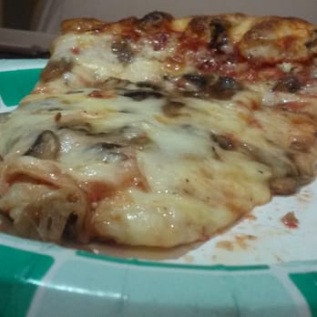 Brooklyn Pizza and Pasta - Huge piece of mushroom cheese. - Pizza Near Me - Cincinnati, Ohio