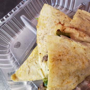 Taco Libre - Cheese and steak quesadilla (I think). - Mexican Near Me - Pasadena, California