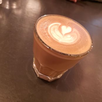 Le Péché Matinal - A nicely done flat white :) yum! - Breakfast & Brunch Near Me - Longueuil, Quebec Le Péché Matinal - A nicely done flat white :) yum! - Breakfast & Brunch Near Me - Longueuil, Quebec