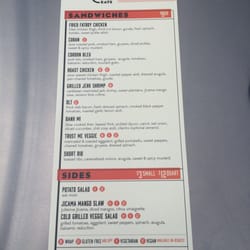 Brotherton's Black Iron Barbecue - Menu, no Banh Mi sammiches anymore