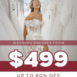 Best for Bride Barrie - Discover hundreds of designer wedding dresses at Best for Bride - your Barrie bridal boutique.