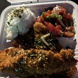 $18 ahi kastu and poke, sooo yummy and a great deal