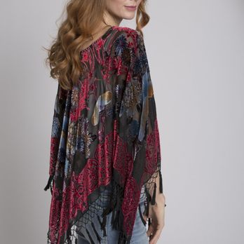 The Georgian Window - Winter 2018 silk devore' ponchos with beadwork - Accessories Near Me - Durham, DUR The Georgian Window - Winter 2018 silk devore' ponchos with beadwork - Accessories Near Me - Durham, DUR