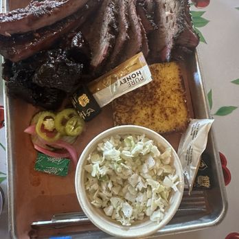 Aptos St BBQ - Four meat meal (burnt ends, brisket, pork ribs, and tri tip) - Barbeque Near Me - Aptos, California