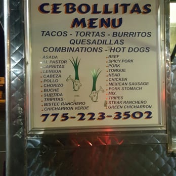 Las Cebollitas - No prices shown, but tacos are $1.50 and tortas are $5. Simple menu. - Mexican Near Me - Reno, Nevada Las Cebollitas - No prices shown, but tacos are $1.50 and tortas are $5. Simple menu. - Mexican Near Me - Reno, Nevada