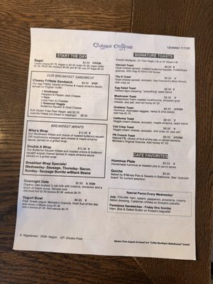 Menu photo 2 Coffee Coffee Bel Air, MD