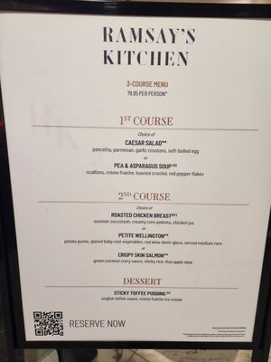 Menu photo 8 Ramsay's Kitchen Las Vegas, NV