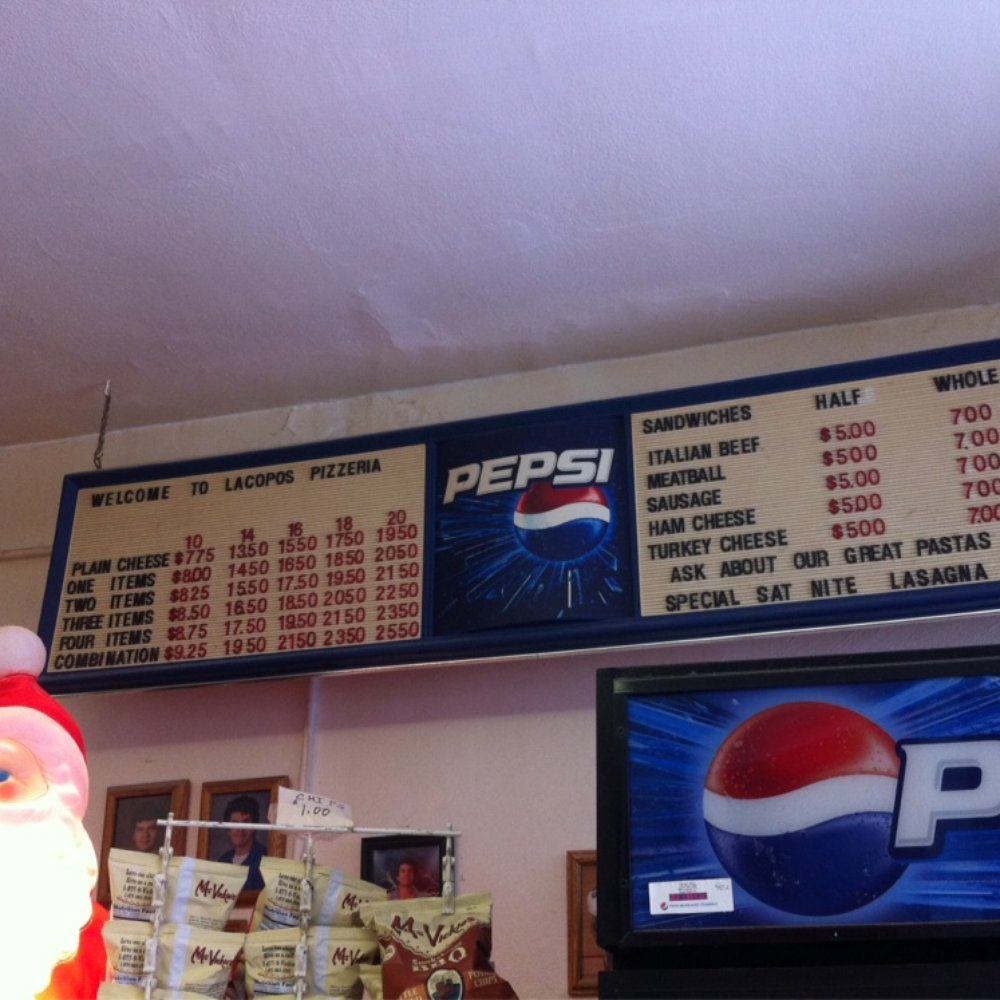 Lacopo's Pizzeria - menu - Pizza Near Me - South Bend, Indiana Lacopo's Pizzeria - menu - Pizza Near Me - South Bend, Indiana