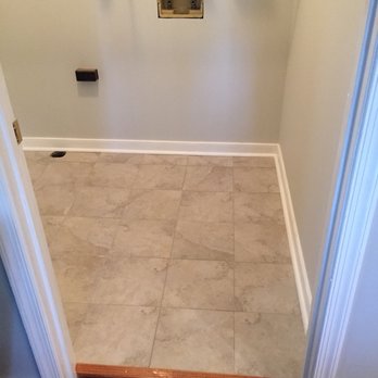 D's Quality Handyman Services - Floor tile in laundry room done well with base trim replaced. - Painters Near Me - Chester, Virginia D's Quality Handyman Services - Floor tile in laundry room done well with base trim replaced. - Painters Near Me - Chester, Virginia