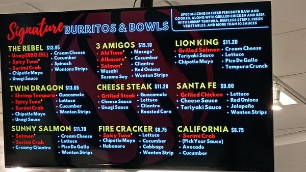 SOHO Sushi Burritos by null