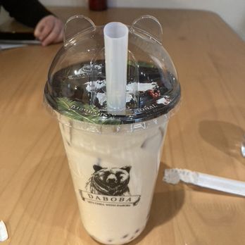 Daboba - Milk tea with red bean - Bubble Tea Near Me - Chicago, Illinois Daboba - Milk tea with red bean - Bubble Tea Near Me - Chicago, Illinois