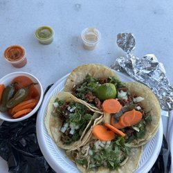 Los Tamales De Mi Ranchito - Pork Adobo Tacos or Tacos Al Pastor.