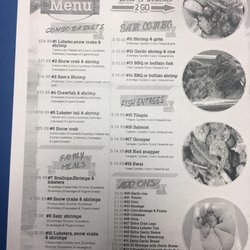 Seafood Sam Deli & Market - Menu