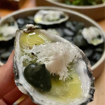 Lumbre - Stone Grilled Oyster - Luxurious! - Signature Cuisine Near Me - San José del Cabo, BCS Lumbre - Stone Grilled Oyster - Luxurious! - Signature Cuisine Near Me - San José del Cabo, BCS