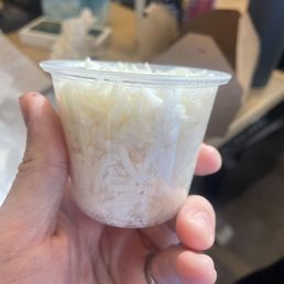 This was their rice portion. Abysmal This was their rice portion. Abysmal