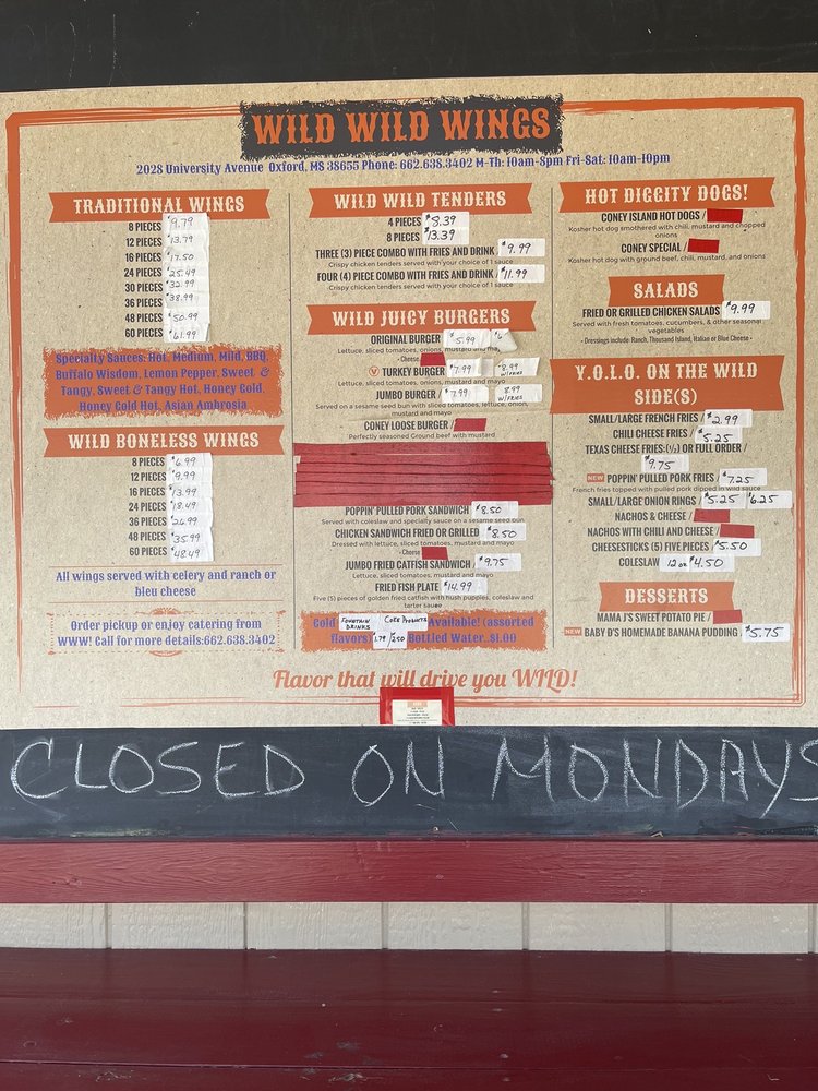 WILD WILD WINGS Updated October 2024 2028 University Ave, Oxford
