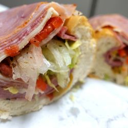Lattanzio Sandwiches - Italian Hoagie - layers of meat!