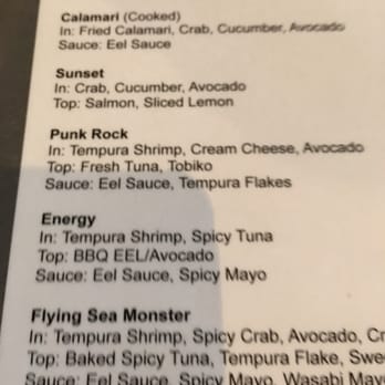 Raw Sushi Bar and Grill - I ordered the punk rock. - Sushi Bars Near Me - La Grange, Kentucky