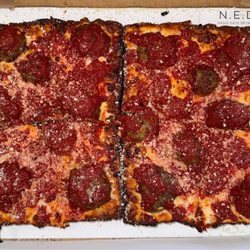 Square One Pizzeria - Mama's Meatball Pizza