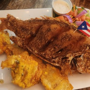 JazTro By Chef D.O.C. - Chillo with tostones and side salad. I was in heaven! - Latin American Near Me - Orlando, Florida JazTro By Chef D.O.C. - Chillo with tostones and side salad. I was in heaven! - Latin American Near Me - Orlando, Florida