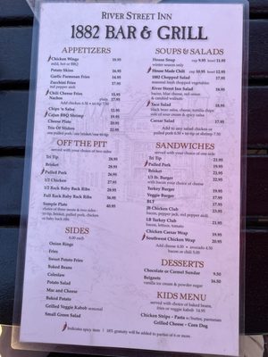 Menu photo 5 1882 Bar & Grill Truckee, CA