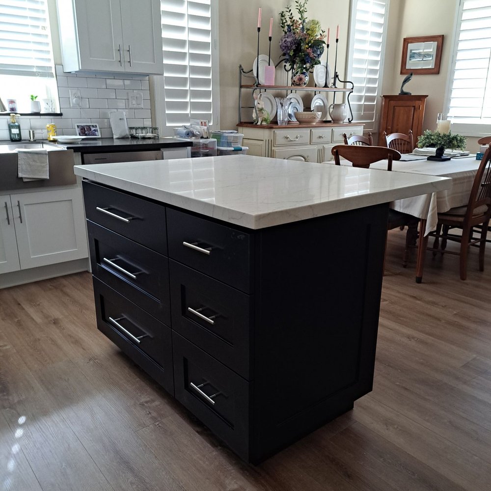 Custom Surfaces - Custom island and countertop. - General Contractors Near Me - Beaumont, California Custom Surfaces - Custom island and countertop. - General Contractors Near Me - Beaumont, California