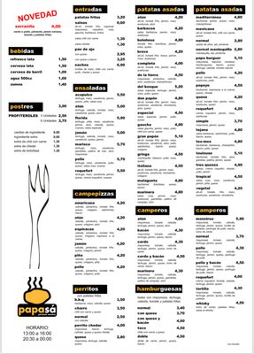 Menu photo 1 Papasá Seville, SE Menu photo 1 Papasá Seville, SE