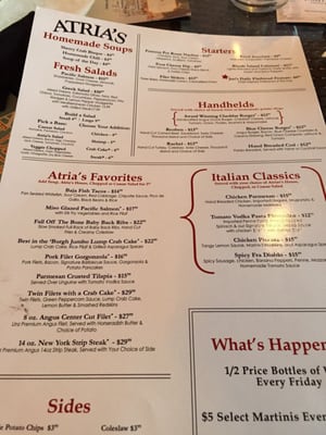 Menu photo 7 Atria's Murrysville, PA