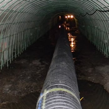 Engineered Soil Repairs - Creekbank Stabilization, During Construction, Berkeley - Waterproofing Near Me - Walnut Creek, California