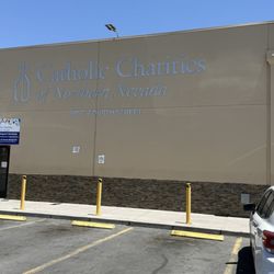 Exterior signage of the building