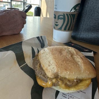 Starbucks - Impossible Breakfast Sandwich - Coffee & Tea Near Me - Beaumont, California
