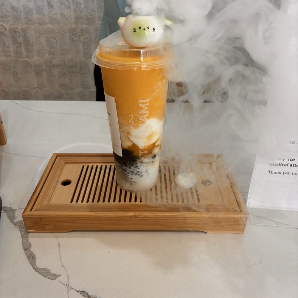 Tea Nami - Coco Mango Fruit Tea w/ Boba with viral mini teapot!! So cute!! - - Coffee & Tea Near Me - Westminster, California Tea Nami - Coco Mango Fruit Tea w/ Boba with viral mini teapot!! So cute!! - - Coffee & Tea Near Me - Westminster, California