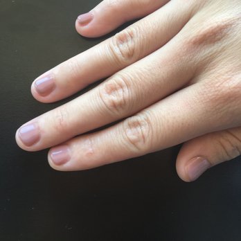 Kelly's Nails & Spa - My nails are super short, but I got a shellac manicure for an event, and also to avoid biting my nails lol - Nail Salons Near Me - Spring, Texas