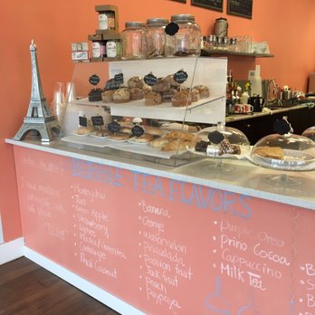 Jasmine Belle Cafe - a counter with a variety of pastries - Cafes Near Me - Edmonton, Alberta Jasmine Belle Cafe - a counter with a variety of pastries - Cafes Near Me - Edmonton, Alberta
