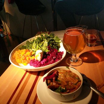 Root Down DIA - Epic belgian, Polzone soup and beets salad! - New American Near Me - Denver, Colorado Root Down DIA - Epic belgian, Polzone soup and beets salad! - New American Near Me - Denver, Colorado