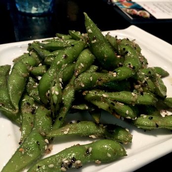 Starfish - Wok Fired Edamame (Garlic + Toasted Sesame Seeds + Togarashi + Salt + Pepper) - Asian Fusion Near Me - Laguna Beach, California
