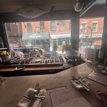 Neptune Oyster - View from Bartop - Seafood Near Me - Boston, Massachusetts