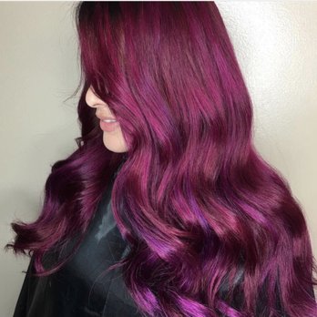 Made In LA - Purple with magenta, color by deedra - Hair Salons Near Me - Long Beach, California