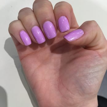 Broken Nail Boutique - Shellac Beckoning Begonia. Thanks Aga! - Nail Salons Near Me - La Grange, Illinois