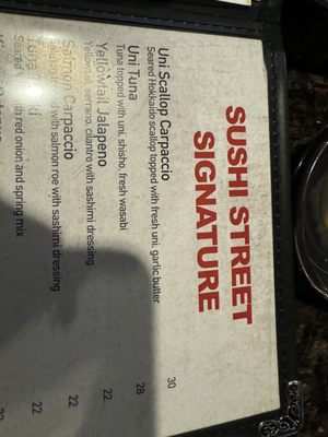 Menu photo 1 Sushi Street Keller, TX